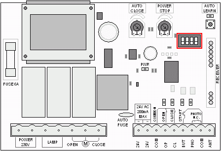 AUTOTECH AT-5050-IT - Dip-switches