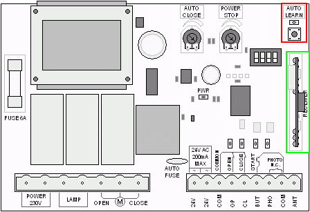 AUTOTECH AT-5050-IT - Ενσωματωμένος δέκτης τηλεχειρισμού