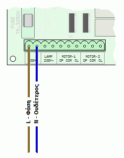 AUTOTECH AT-8070 - Σύνδεση με το ρεύμα