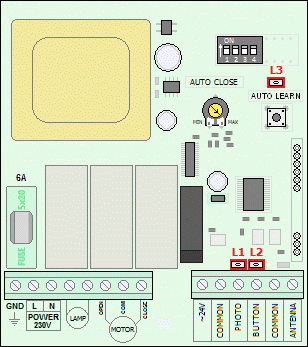 AUTOTECH R-2010 - Ενδεικτικά LED