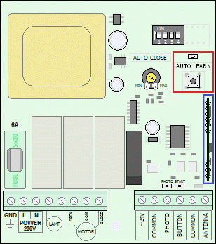 AUTOTECH R-2010 - Ενσωματωμένος δέκτης τηλεχειρισμού